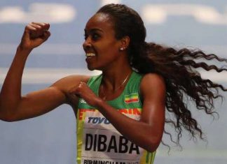 Представительница Эфиопии Дибаба победила в беге на 3000 метров на ЧМ в помещении