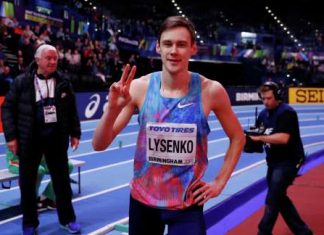 Лысенко победил на чемпионате мира по легкой атлетике в помещении