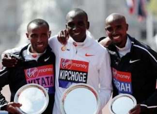 Кениец Кипчоге стал победителем Лондонского марафона