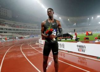 Прескод победил в беге на 100 метров на втором этапе Бриллиантовой лиги