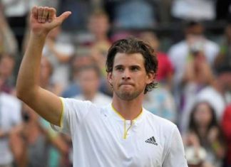 Доминик Тим стал последним полуфиналистом турнира в Лионе