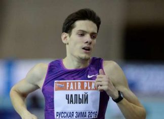 Тимофей Чалый победил в беге на 400 м с барьерами на чемпионате России в Казани