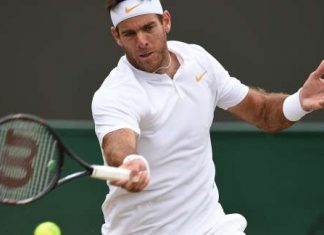 Дель Потро победил Симона и вышел в четвертьфинал Уимблдона