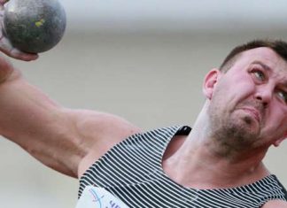 Александр Лесной стал чемпионом России в толкании ядра