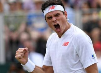 Раонич вышел в четвертьфинал Уимблдона